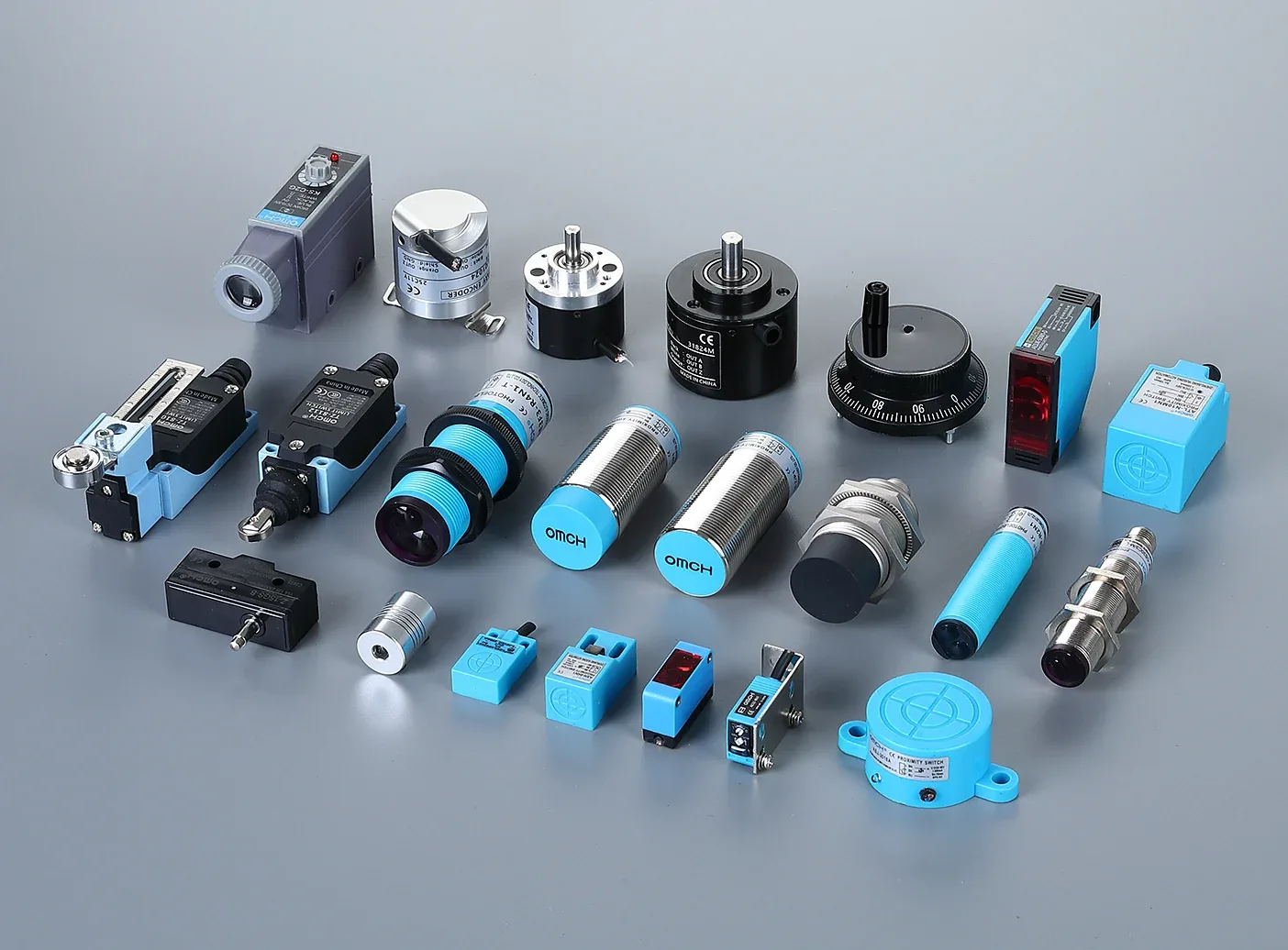 Assorted electronic sensors and components